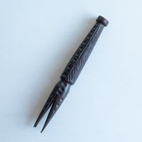Fijian Cannibal Fork / Hand Carved Wood