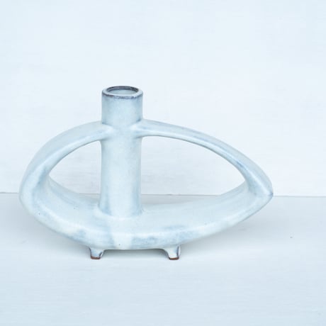 White Ceramic Flower Vase
