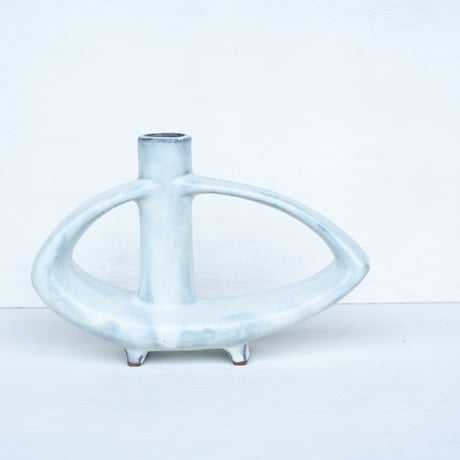 White Ceramic Flower Vase