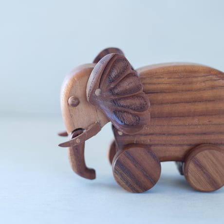 Wooden Elephant Toy / Object