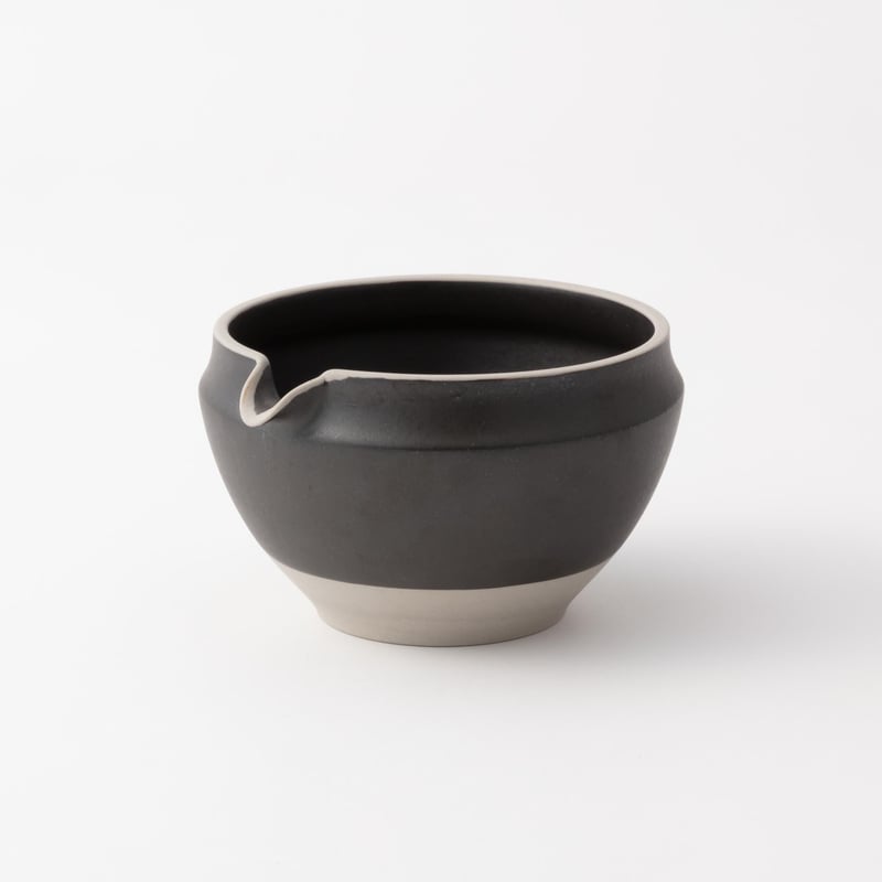片口抹茶碗 ブラック | 茶雑菓