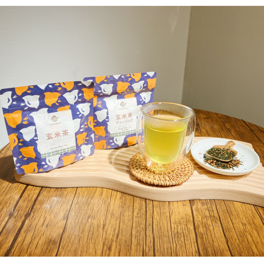 茶雑菓厳選お茶】玄米茶＜リーフ50g／ティーバッグ18g(3g×6袋