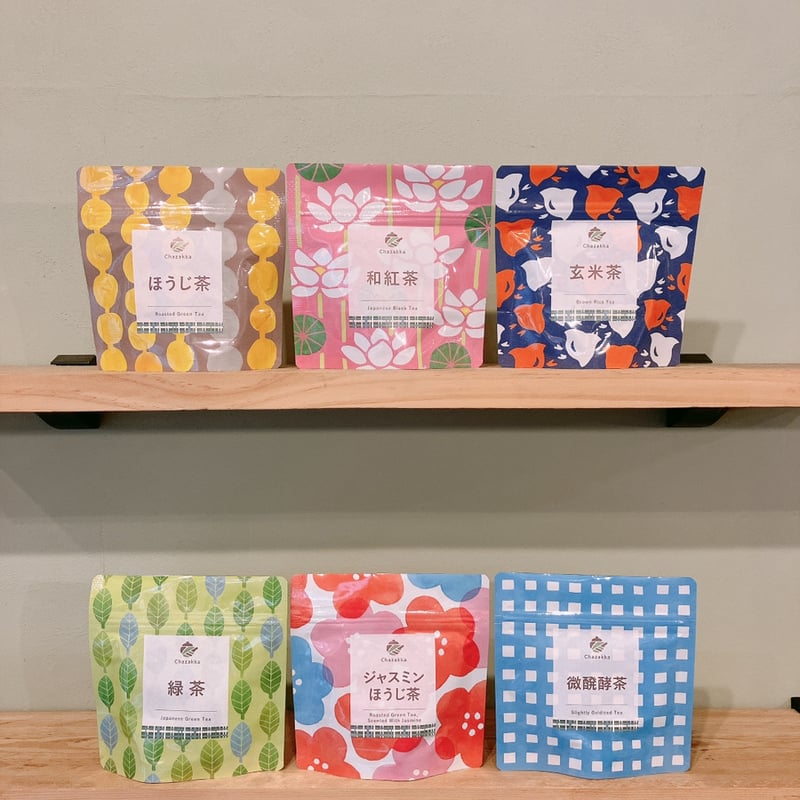 茶雑菓厳選お茶】6点ギフトセット（緑茶/ほうじ茶/和紅茶/微