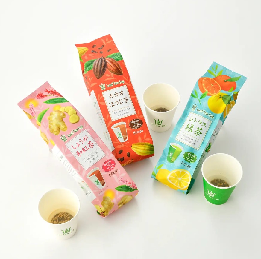 リーフティーカップ 5個入（シトラス緑茶・カカオほうじ茶