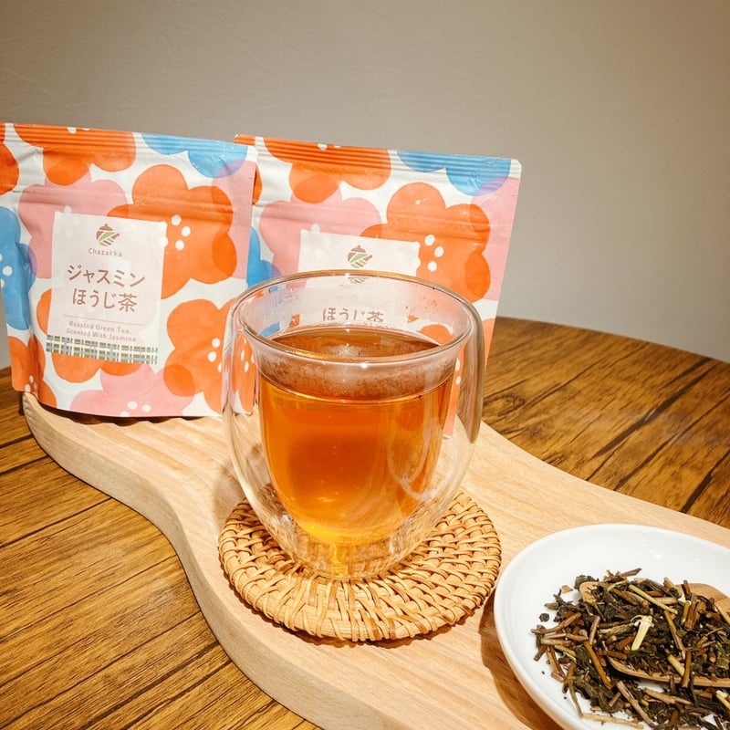 茶雑菓厳選お茶】ジャスミンほうじ茶＜リーフ30g／ティーバッグ20g