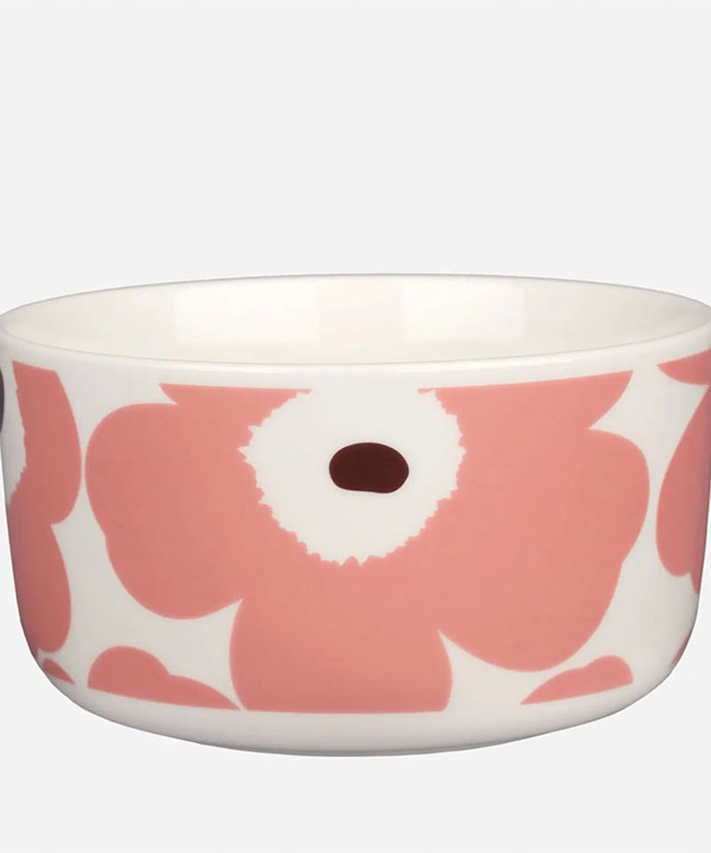 marimekko ボウル500ml ウニッコ （ピンク×オフホワイト