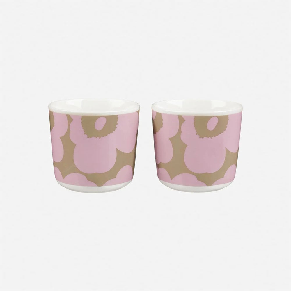 marimekko コーヒーカップセット（ハンドルなし） ウニッコ（ピンク