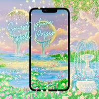 スマートフォン壁紙 ”Mystic Night Garden” パターン2
