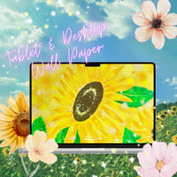 【夏季限定】タブレット&デスクトップ(PC)壁紙 “Sunflower”