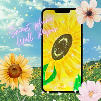 【夏季限定】スマートフォン壁紙 “Sunflower”