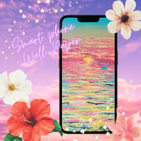 【夏季限定】スマートフォン壁紙 “始まりの朝陽”パターン2