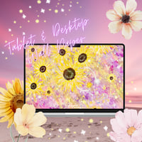 【夏季限定】タブレット&デスクトップ(PC)壁紙 “Beautiful Sunlights”パターン2