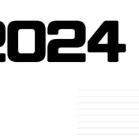 2024年デジタルダイアリー（Goodnotes用）