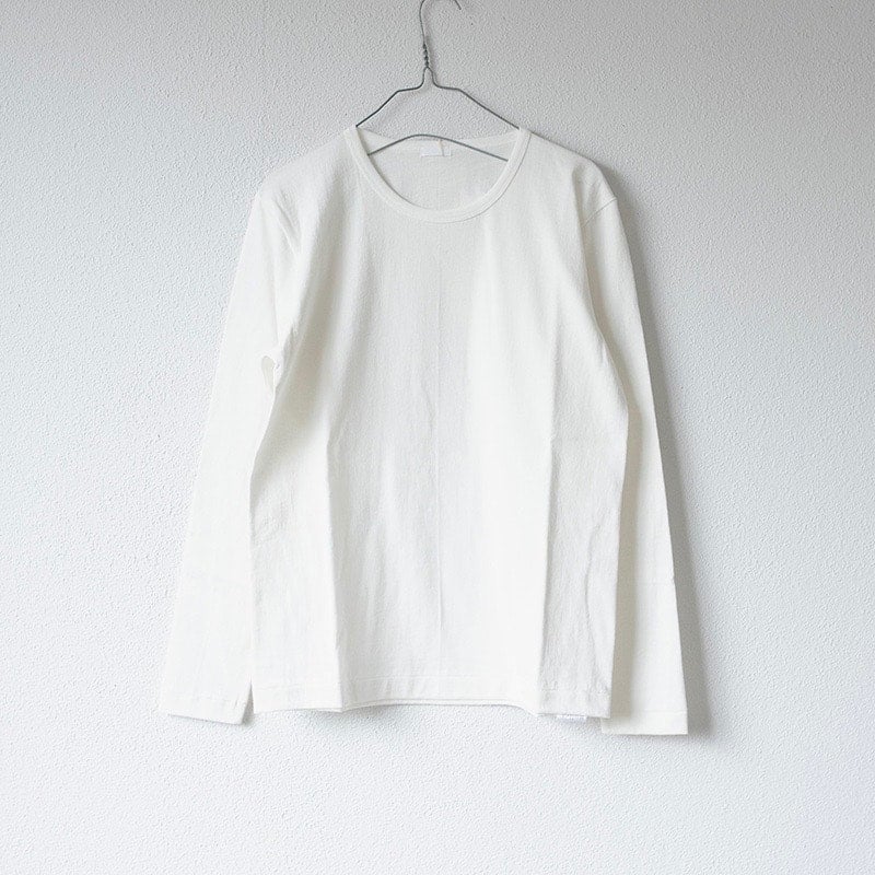 unisex|TUTUオーガニック天竺 ロングスリーブTシャツ|オフ unisex|TUTUオーガニック天竺 ロングスリーブTシャツ|オフ