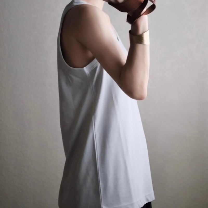 ミダス　激レア白タンクトップ　廃盤 unisex｜強撚アルティメイトピマタンクトップ｜チャコール | 八画