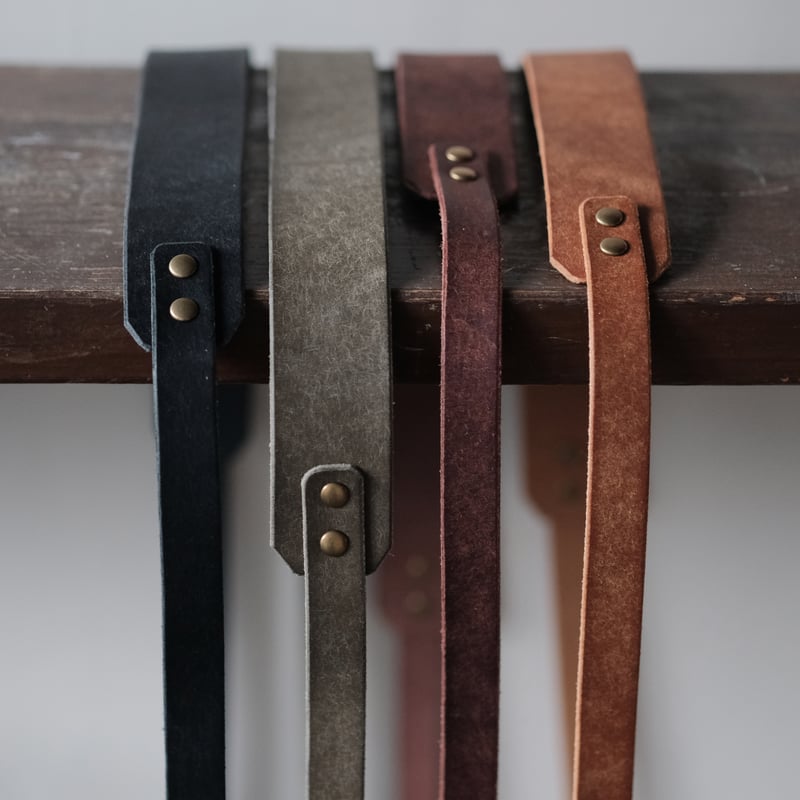 レザーカメラストラップ｜4colour | 八画