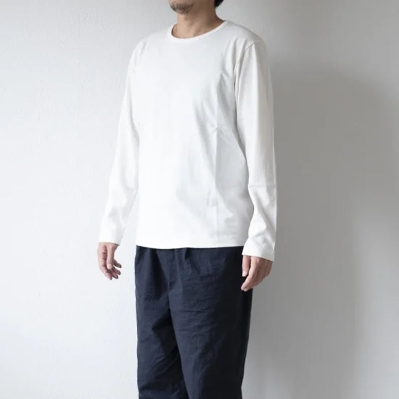 unisex|TUTUオーガニック天竺 ロングスリーブTシャツ|オフ unisex|TUTUオーガニック天竺 ロングスリーブTシャツ|オフ