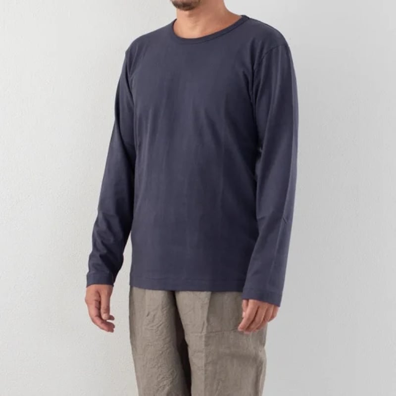 unisex｜TUTUオーガニック天竺 ロングスリーブTシャツ｜グレー