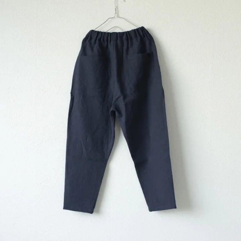 【新品未使用】リネン100%タックパンツ/yohaku /unisex 雑貨のお店セレクト・ペンギン-長く使える「いいもの」を！