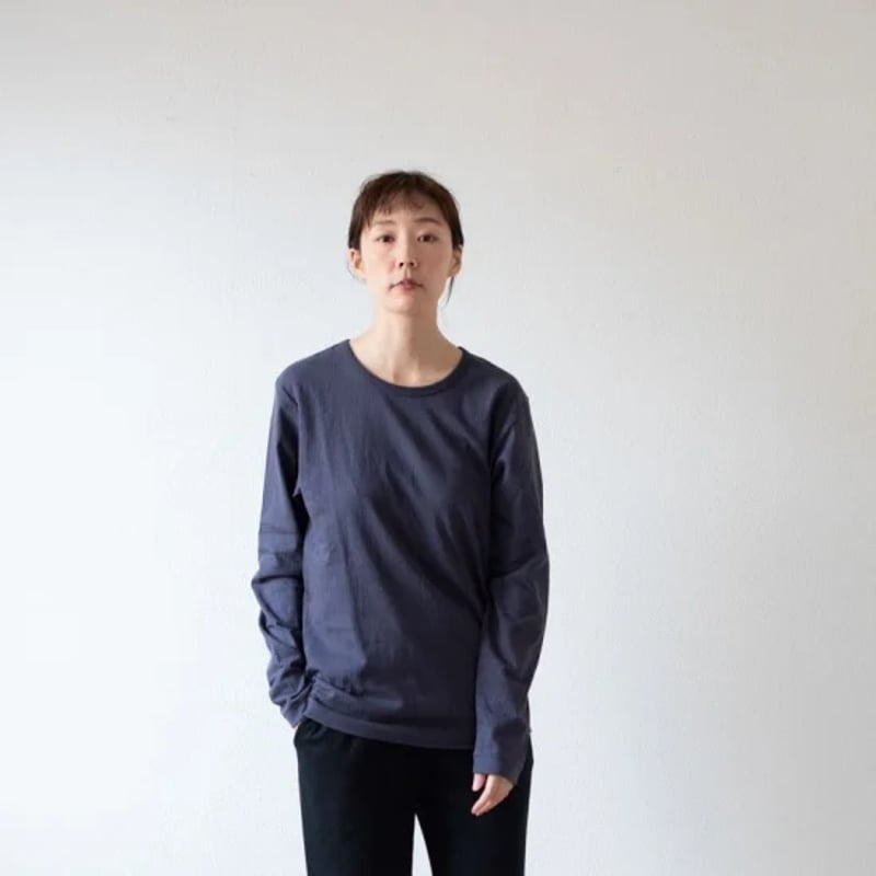 mavuno リネン天竺　ロングスリーブTシャツ MAVUNO リネン天竺ロングスリーブTシャツ