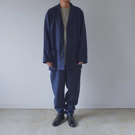 新品未使用】リネン100%タックパンツ/yohaku /unisex 新品未使用