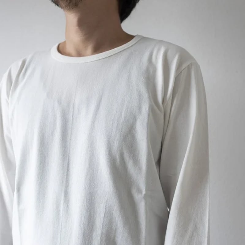unisex|TUTUオーガニック天竺 ロングスリーブTシャツ|オフ unisex|TUTUオーガニック天竺 ロングスリーブTシャツ|オフ