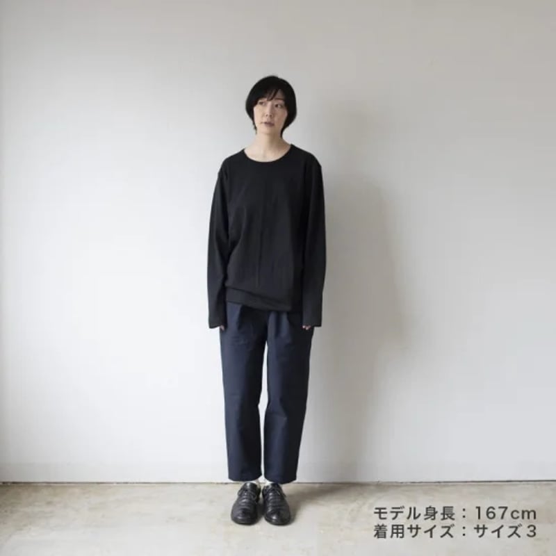 unisex｜TUTUオーガニック天竺 ロングスリーブTシャツ｜グレー