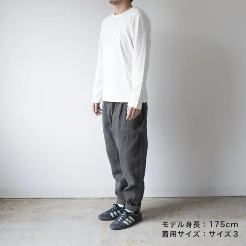 unisex|TUTUオーガニック天竺 ロングスリーブTシャツ|オフ unisex|TUTUオーガニック天竺 ロングスリーブTシャツ|オフ