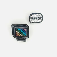刺繍ブローチ / PC エラー
