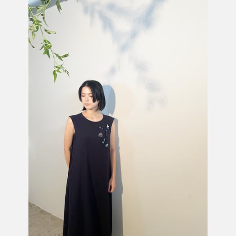 刺繍ブローチ / plants
