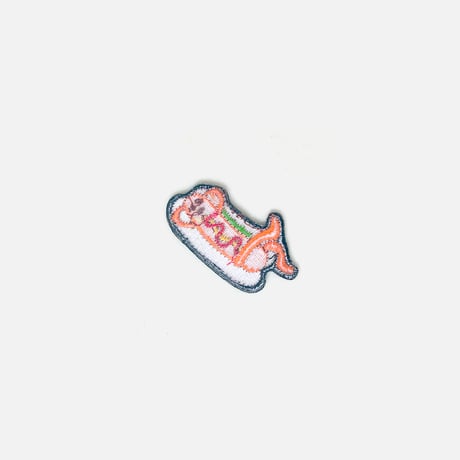 刺繍パッチ / ムッシュホットドッグ