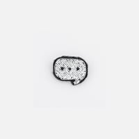 刺繍ブローチ / フキダシ