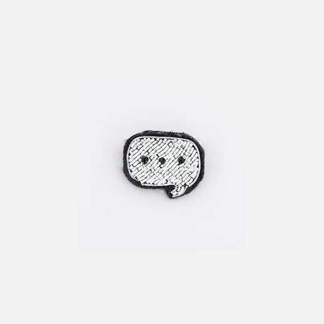 刺繍ブローチ / フキダシ