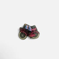 刺繍ブローチ / PINK-BIKE