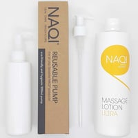 マッサージローションU500ml ポンプセット  (200ml小分けポンプボトルプレゼント）