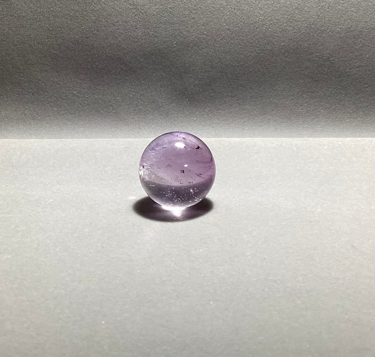 アメジスト 　紫水晶　丸玉 GOLD STONE アメジスト 紫水晶 丸玉 虹入り レインボー ブラジル