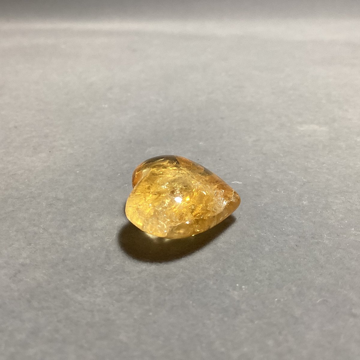 黄水晶（シトリン） 原石 ハート型 | fortunefaber