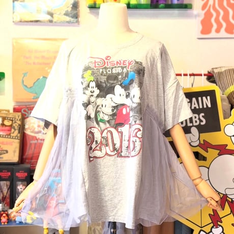 Tシャツ×シースルーTシャツ