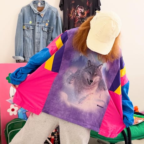 Tシャツ×ナイロンジャケット