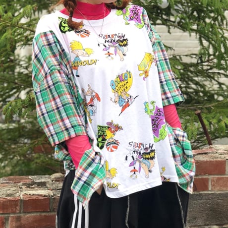 Tシャツ×シャツ