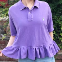 フリルポロ（purple）