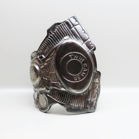 90's Vintage spoon ring/Harley-Davidson