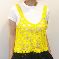 ハンドメイドニットビスチェ