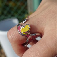 Vintage character spoon ring/The Flintstones/Dino