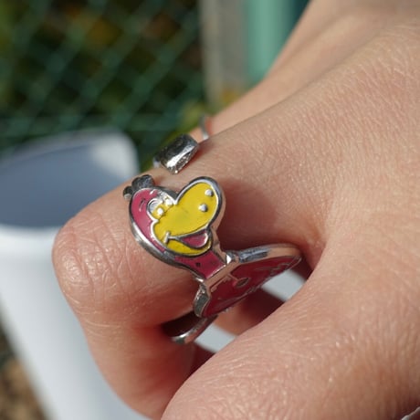 Vintage character spoon ring/The Flintstones/Dino