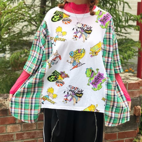 Tシャツ×シャツ