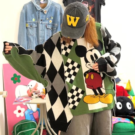 再構築ニットセーター