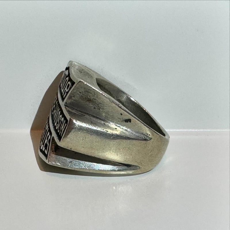 ビンテージ　ハーレーダビッドソン　925 リング　バーシールド　イーグル ビンテージ ハーレーダビッドソン 925 リング バーシールド イーグル