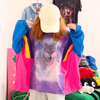 Tシャツ×ナイロンジャケット