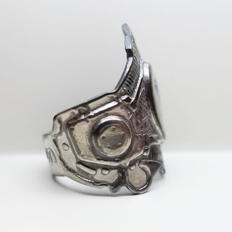 90's Vintage spoon ring/Harley-Davidson